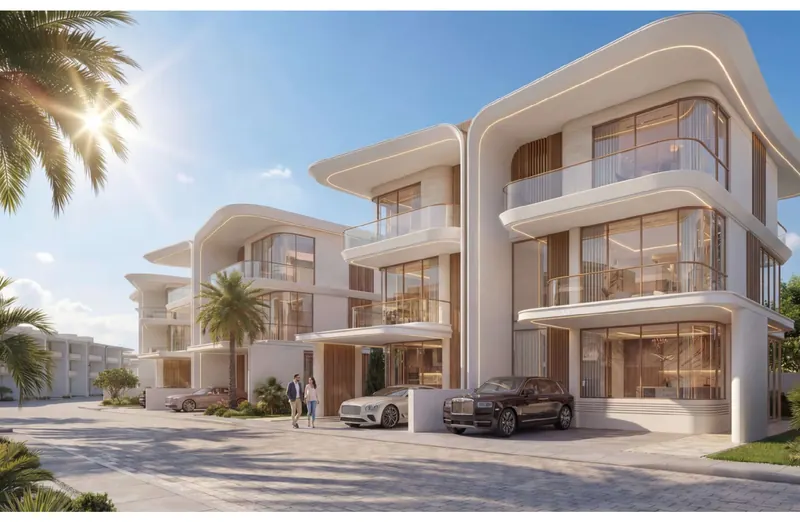 Twin Villa architectural exterior render
